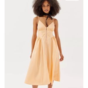 UO Peach midi dress